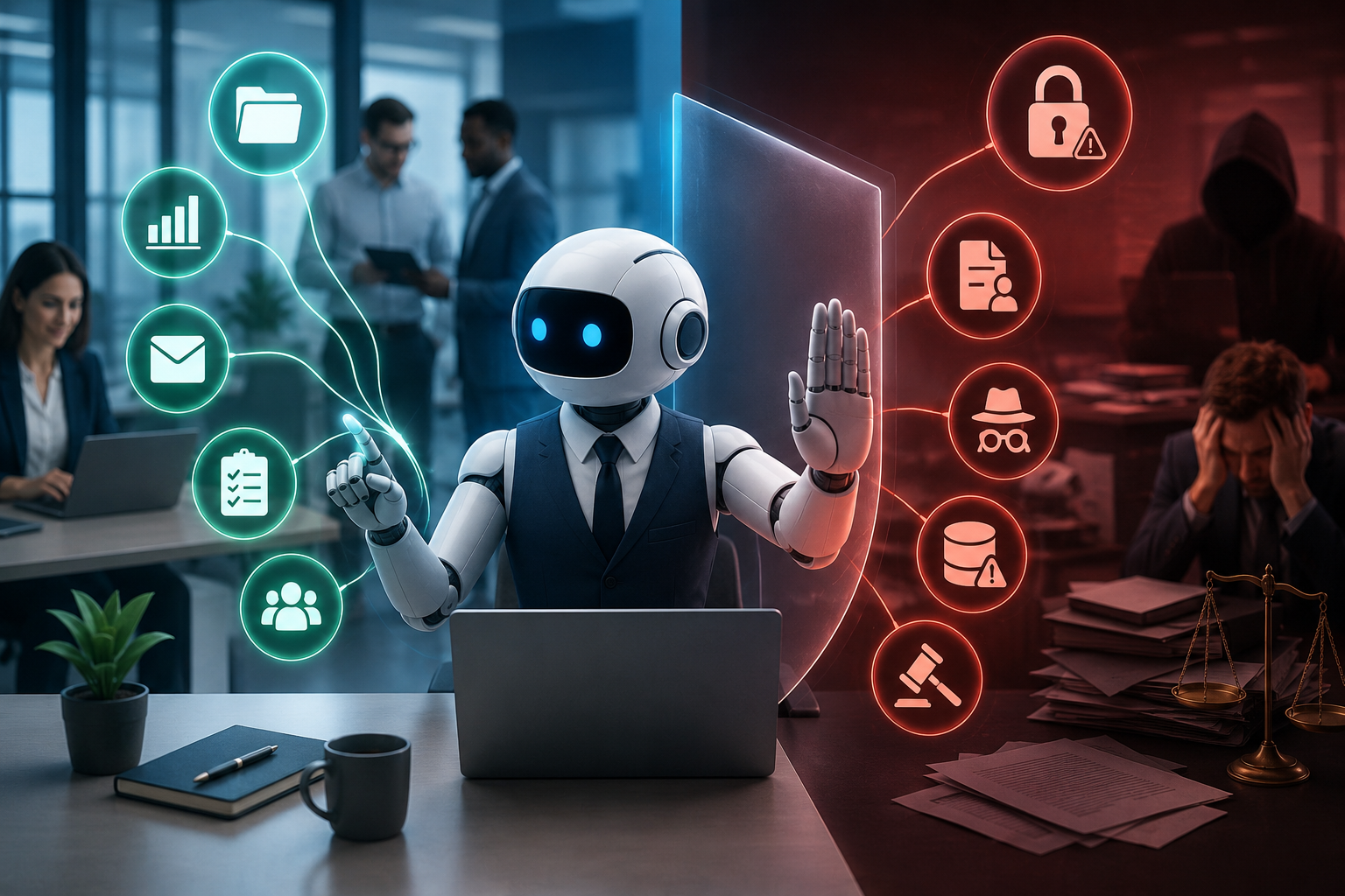 Agent IA en entreprise : ce qu'il a le droit de faire (ou pas) avant de vous mettre en danger juridique