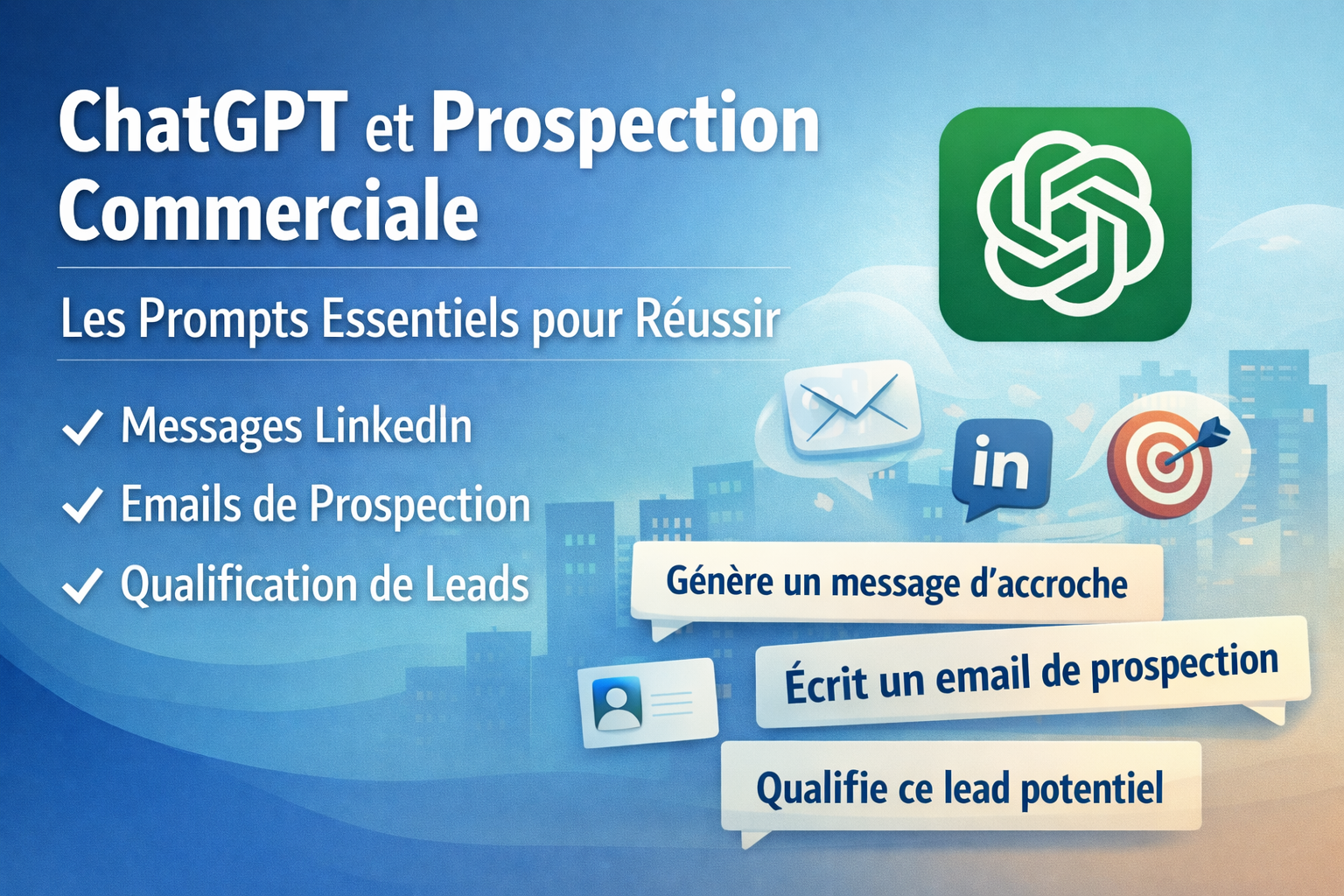 ChatGPT et prospection commerciale : le guide complet pour transformer vos résultats