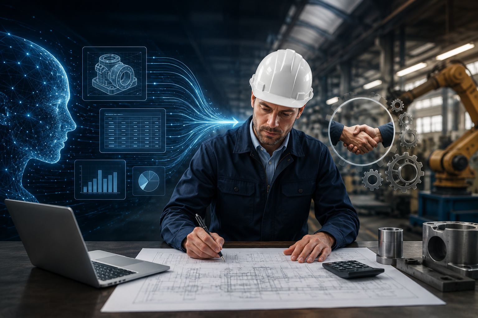 Chiffrage industriel : pourquoi l'IA ne remplacera pas votre expertise (mais peut diviser par 3 votre temps de réponse)