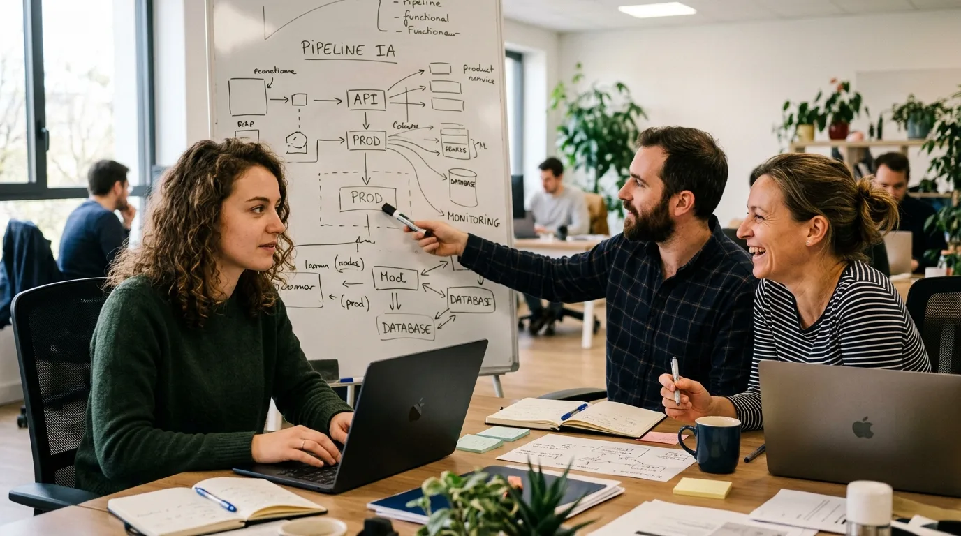 Agents IA en production : passer du test ChatGPT au système qui tourne sans vous en PME
