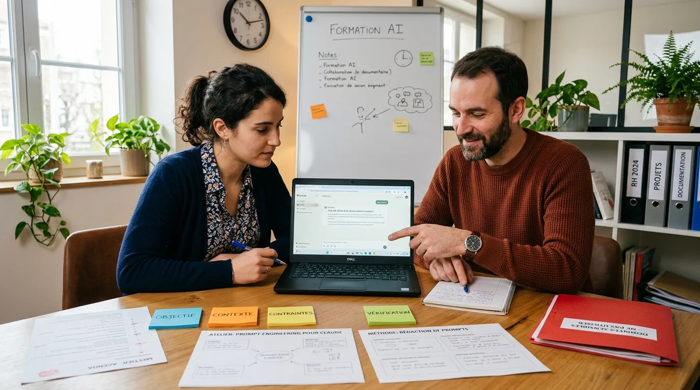 Comment se former à Claude quand on débute : méthode, prompts et bons réflexes professionnels