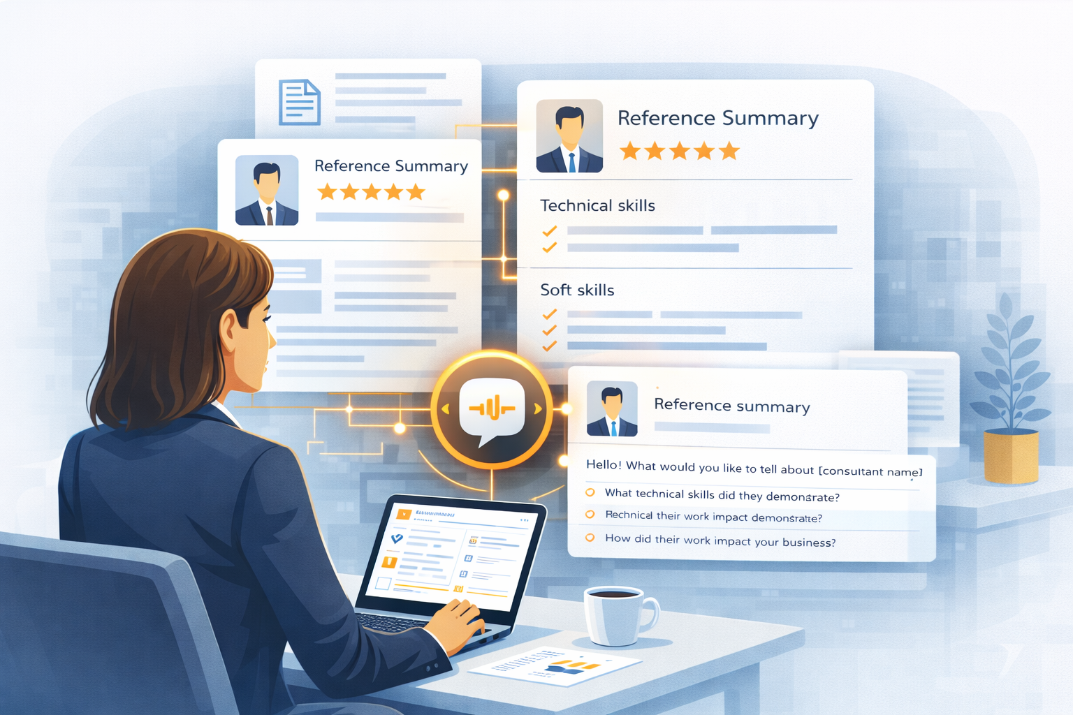 Récupérer automatiquement, structurer et exploiter les références consultants