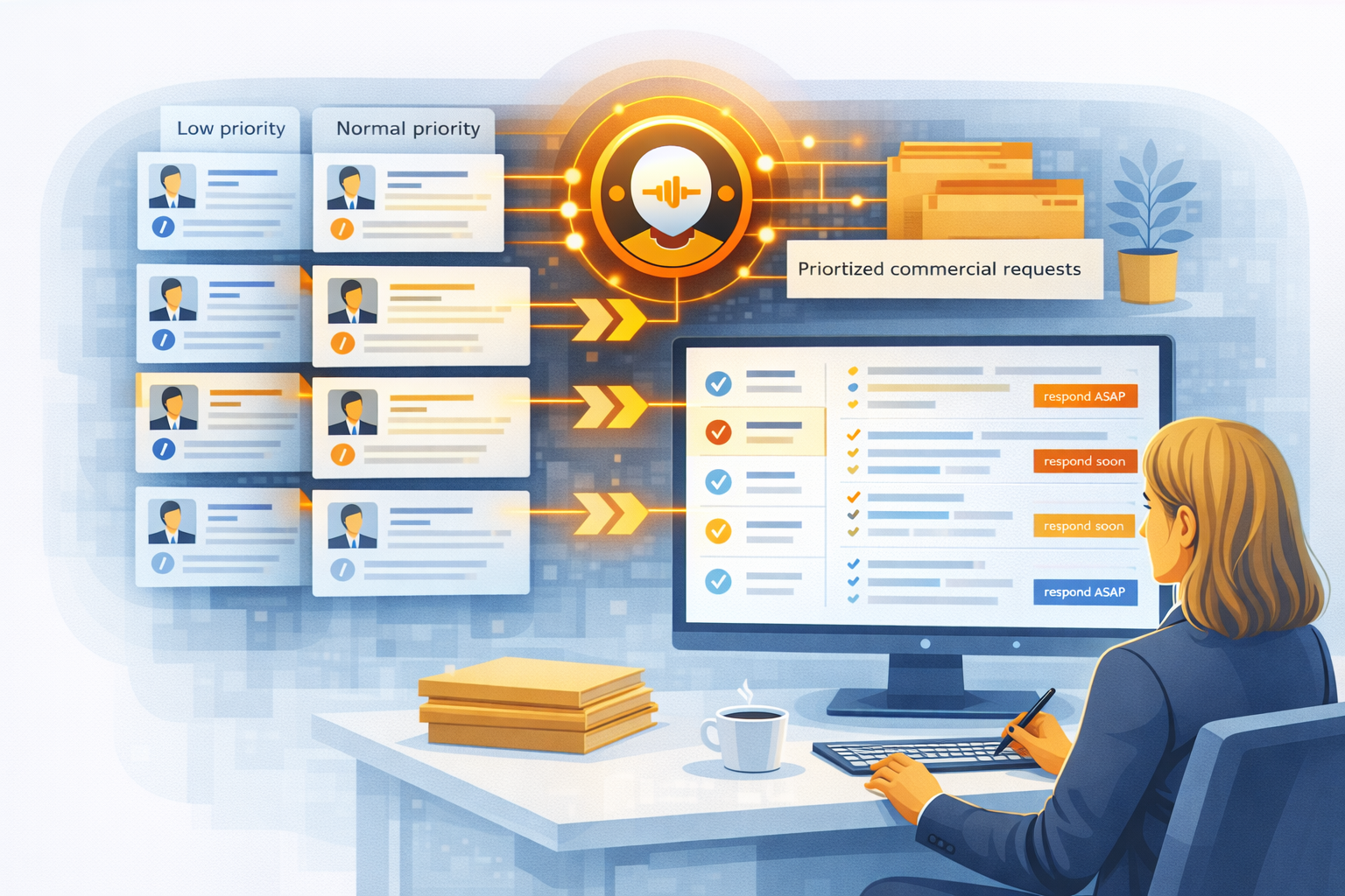 Trier automatiquement et prioriser les demandes commerciales