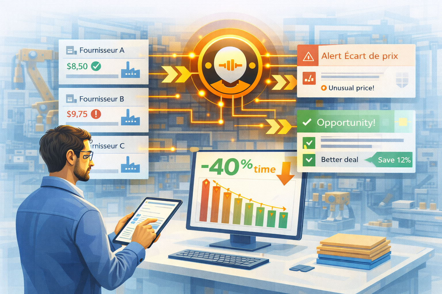 Centraliser, comparer et alerter sur les écarts de prix